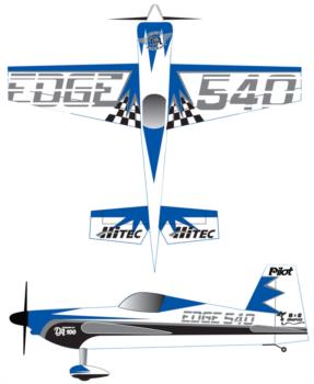 Pilot Edge 540 Blue 1 Graphic Package